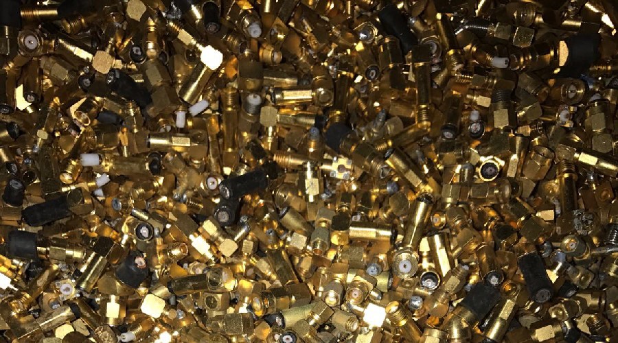 recovery and refining of precious metals gold coating, silver coating, recovery of coating 01